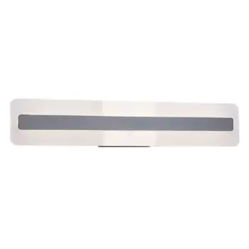Moderno Led Vanity Light, Chrome - 24" Wide, 1400 Lumens, Frosted Acrylic, Dimmable, 3000K 1