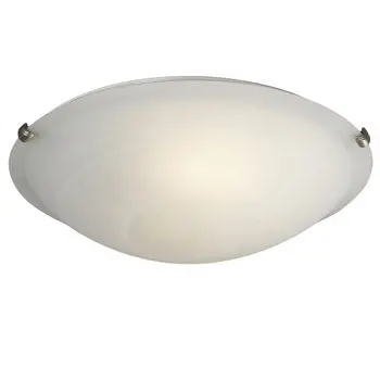 Ofelia L680120mp016a1 Led Flush Mount Ceiling Light, Pewter, Marbled Glass, 16W, 3000K, 20"D, Energy Star, Dimmable 1