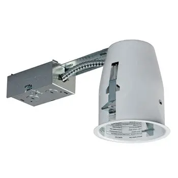 Rs2000r 4" Line Voltage Retrofit Housing, Par20/R20, 50W, Non-Dimmable, Glass Finish 1