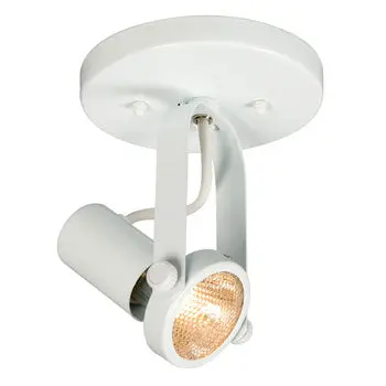 Single Halogen Monopoint 70220-1C Wh - White Finish, Par20, 50W, Med. Base, Non-Dimmable 1