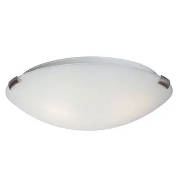 Sola - L680416bw031a1: Brushed Nickel Led Ceiling Light, 33W, 3000K, Dimmable, White Glass, Energy Star 1