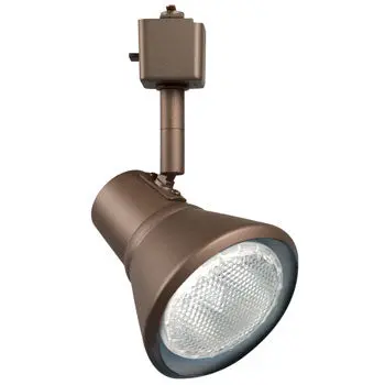 Track Head 70123Bz - Bronze Finish, Par20 Bulb Compatible, 50W, Med. Base, 7.5" High, Non-Dimmable 1