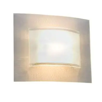 Wall Sconce 700701Slv - Silver, Clear & Frosted Glass, 100W T3 Bulb, Rsc Base, 12"W X 9"H 1