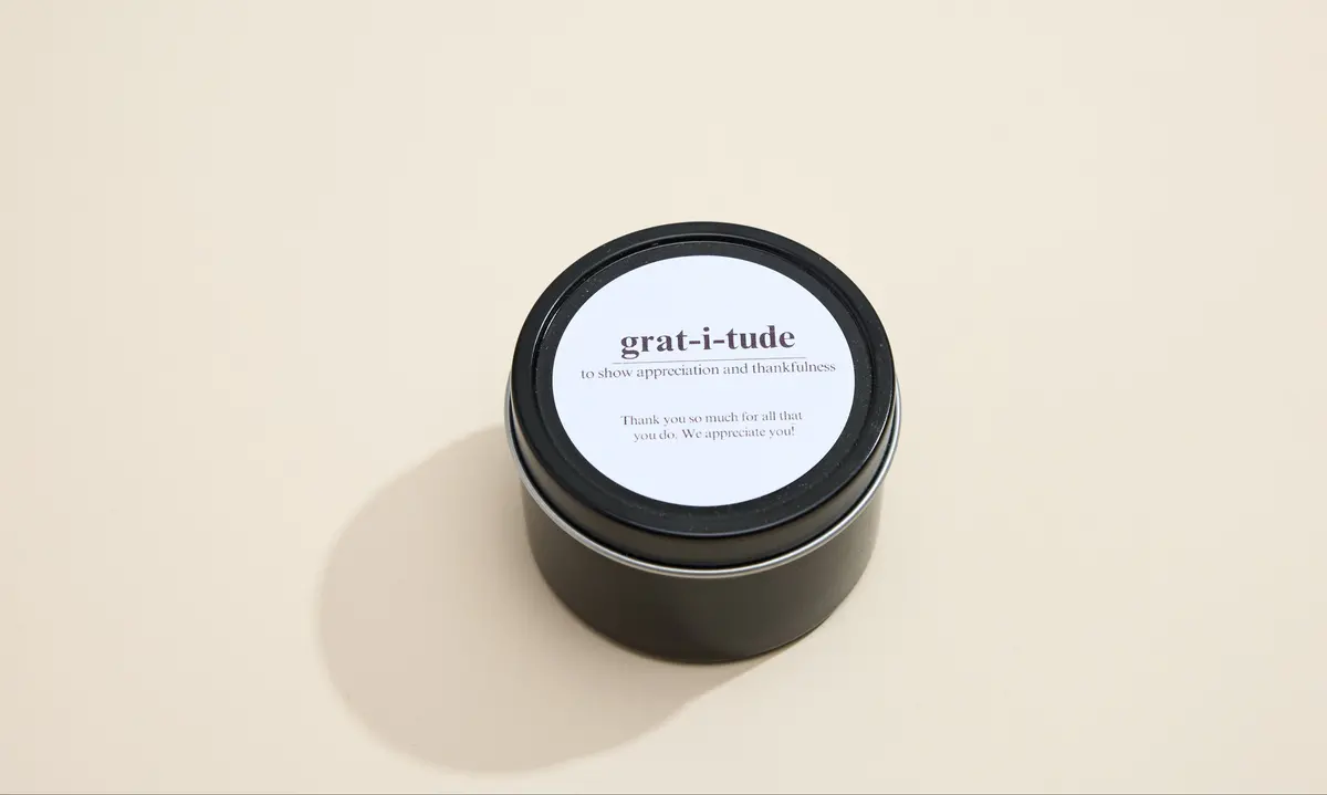 Gratitude Definition Candle 4 Oz 1