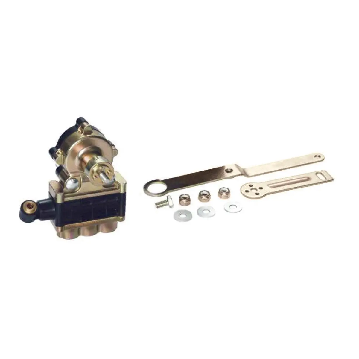 Fortpro Height Control Valve, 1/4" Npt Ports, Straight Manifold, Replacement For Haldex 90555375 | F245566 1