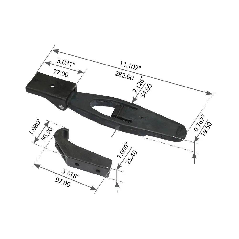 Hood Latch Assembly Suitable For Left & Right Sides - Replaces - 6808800160,L560001 ,1304339 | F317155 2