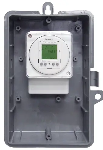 24-Hour, 120V 60Hz, Nema 1 Indoor Plastic Enclosure, 21A Spdt 1
