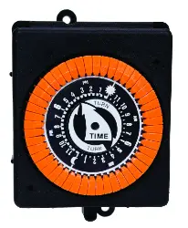24-Hour 120V Mechanical Panel Mount Timer, 48 Trippers 1