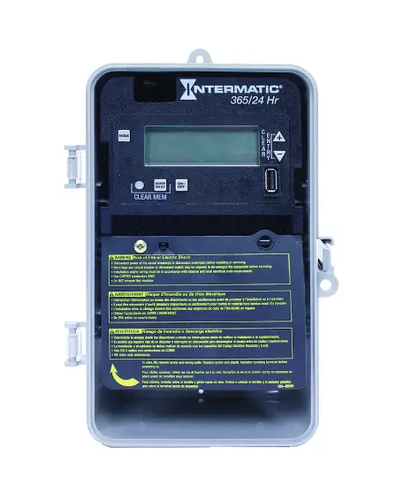 24-Hour/365 Day 1-Circuit Electronic Control, 120-277 Vac, Spdt, Indoor/Outdoor Plastic Enclosure 1