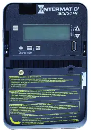 24-Hour/365 Day 2-Circuit Electronic Control, 120-277 Vac, 2-Spst/Dpst, Indoor/Outdoor Plastic Enclosure 1