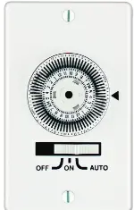24-Hour Heavy-Duty Mechanical In-Wall Timer, Timer Only, 120 Vac, 20A, 1 Gang, Spst, White 1