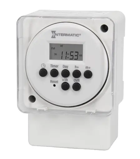 24-Hour Or 7-Day Electronic  15 A, 20 Setpoint Programs, Spdt 1