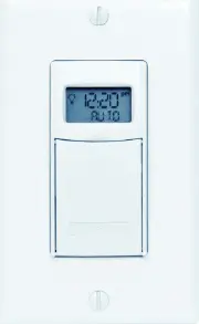 7-Day Heavy-Duty Programmable Timer, 120-277 Vac, 20A, White 1