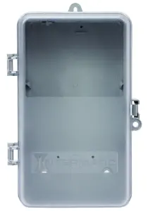 Case-Outdoor, Type 3R Plastic, Gray With See-Through Window 1