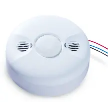 Commercial Grade Line Voltage Ceiling Mount Dual Tech Occupancy Sensor, White 1