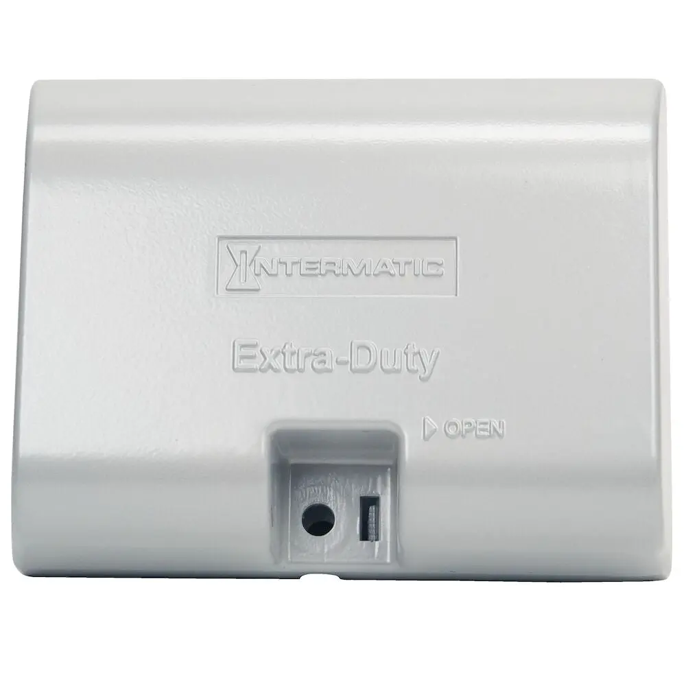 Extra-Duty Die-Cast In-Use Weatherproof Cover, Single-Gang, Hrz, 3.125" Gray 1