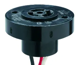 Locking Type Receptacle, 3-Pin, C136.10 Compliant, 9" Lead 1