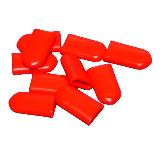 Orange Vinyl Cushion/Insulator For Time Switch Manual Lever, 10 Pack 1