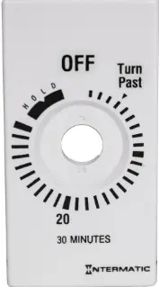 Plate For 30-Min With Hold, White (Fd30mhw) 1