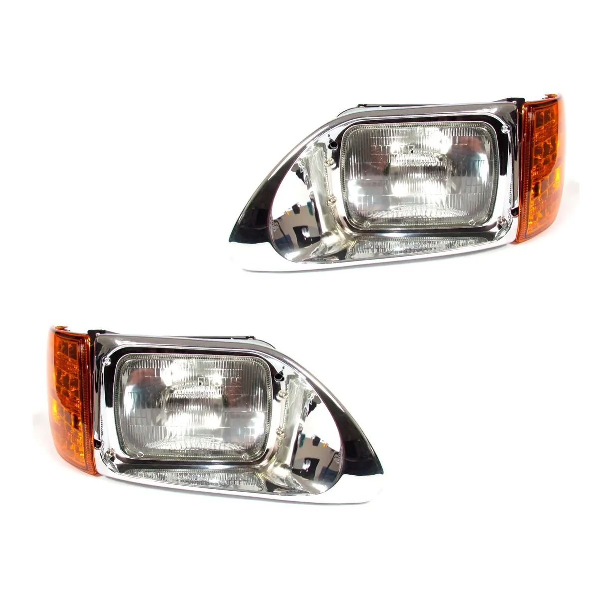 Fortpro Headlights Assembly Set For International 9200, 9400 - Both Sides 1
