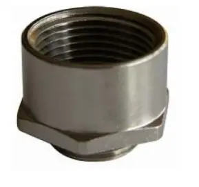 Thread Adapter, Brass Nickel Plated,  M32(M) To 3/4"Npt(F) 1