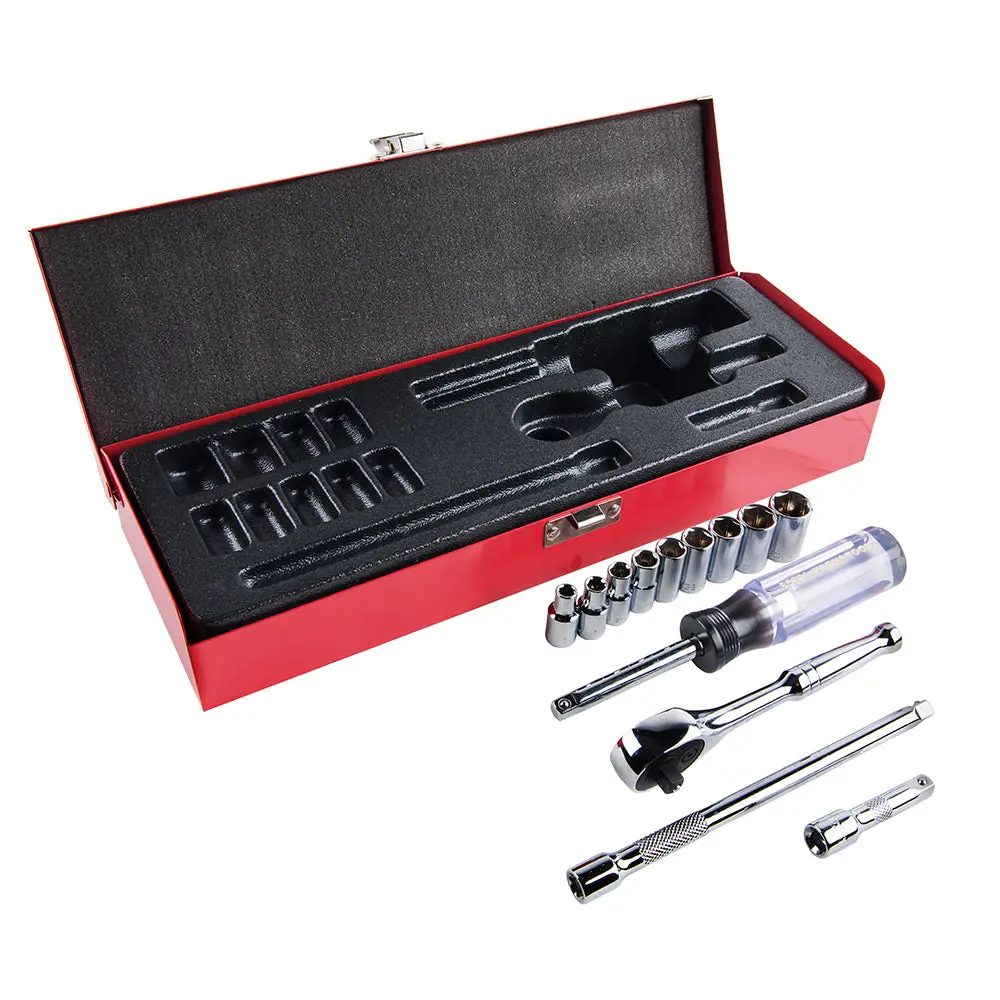 1/4-Inch Drive Socket Wrench Set, 13-Piece 1