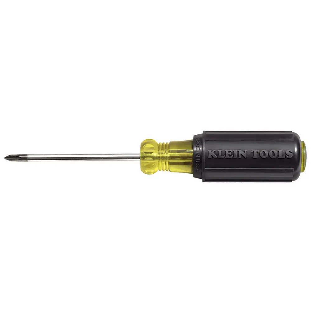 #1 Phillips Screwdriver, 3-Inch Round Shank 1