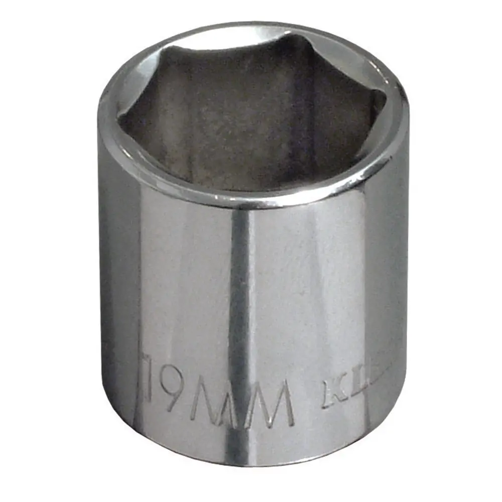 19 Mm Metric 6-Point Socket, 3/8-Inch Drive 1
