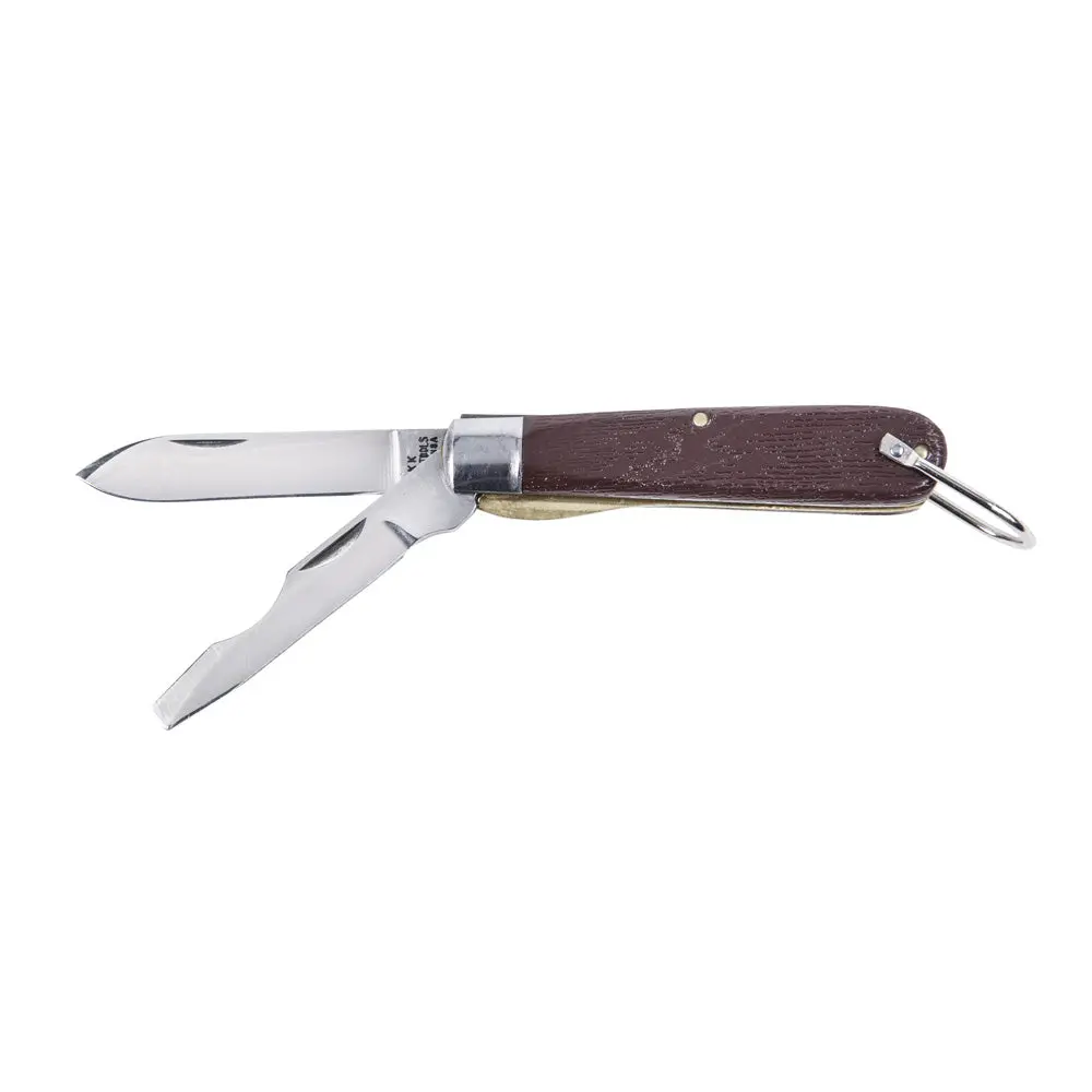 2 Blade Pocket Knife, Steel, 2-1/2-Inch 1