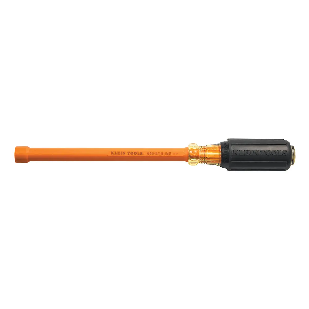 5/16-Inch Insulated Nut Driver With 6-Inch Shank 1