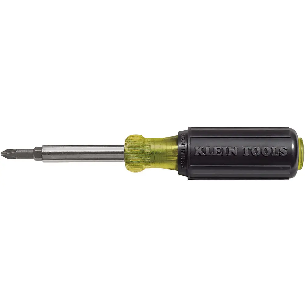5-In-1 Screwdriver/Nut Driver, Yellow And Black 1