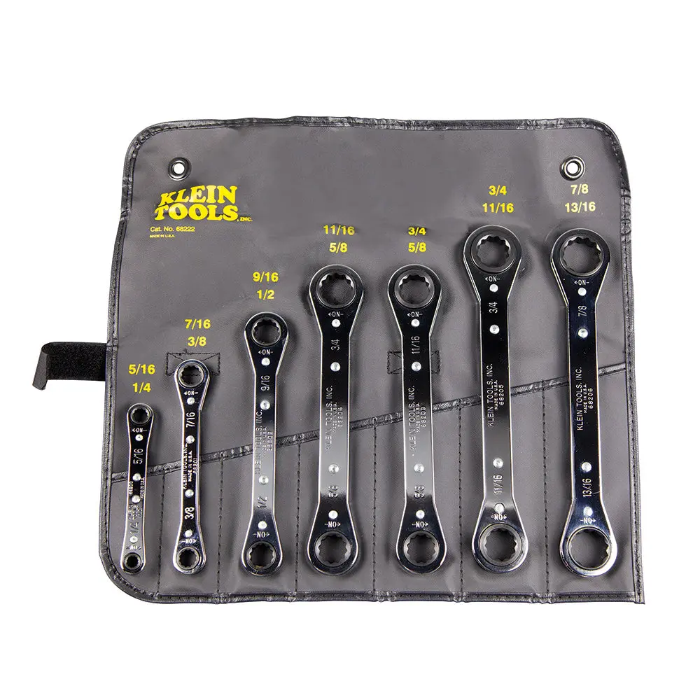 7 Piece Ratcheting Box Wrench Set 1