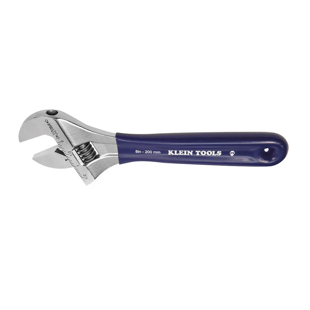 Adjustable Wrench, Extra-Wide Jaw, 8-Inch 1