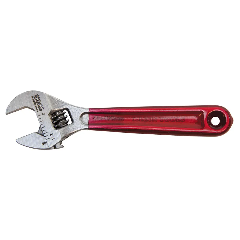 Adjustable Wrench, Plastic Dipped, 4-Inch 1