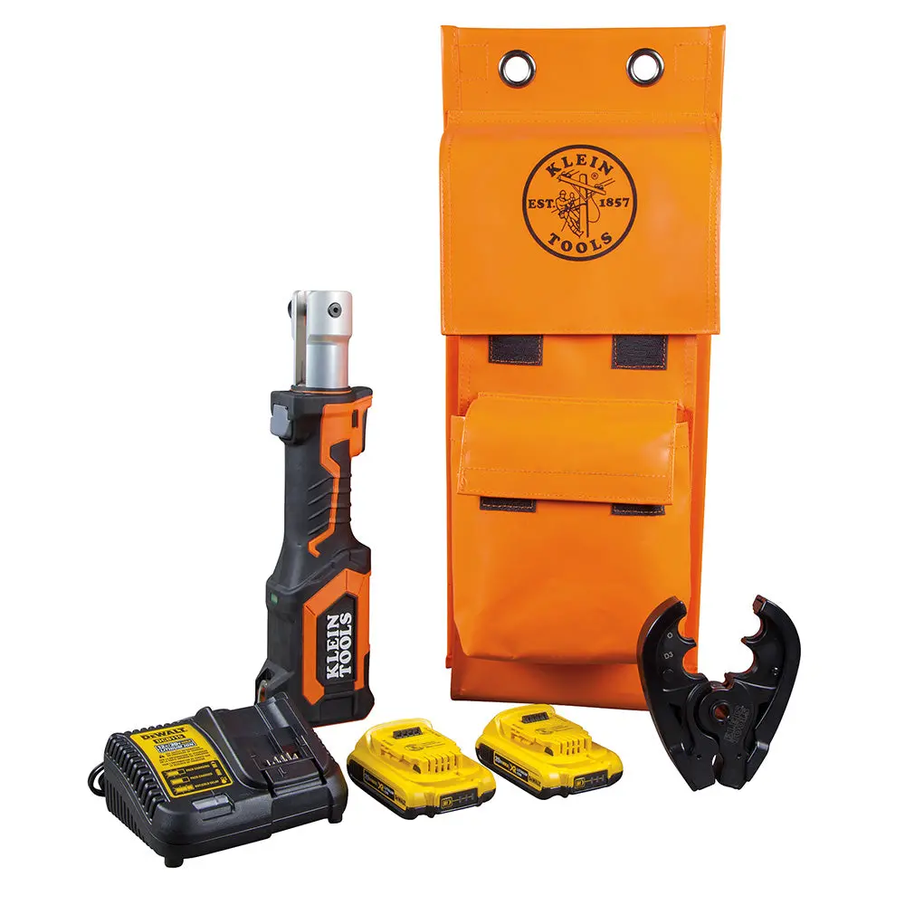 Battery-Operated 7-Ton Cable Crimper Kit 1