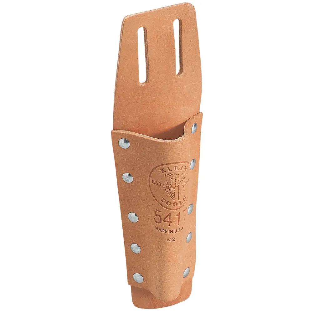 Bull Pin Holder With Slotted Connection, Leather 1