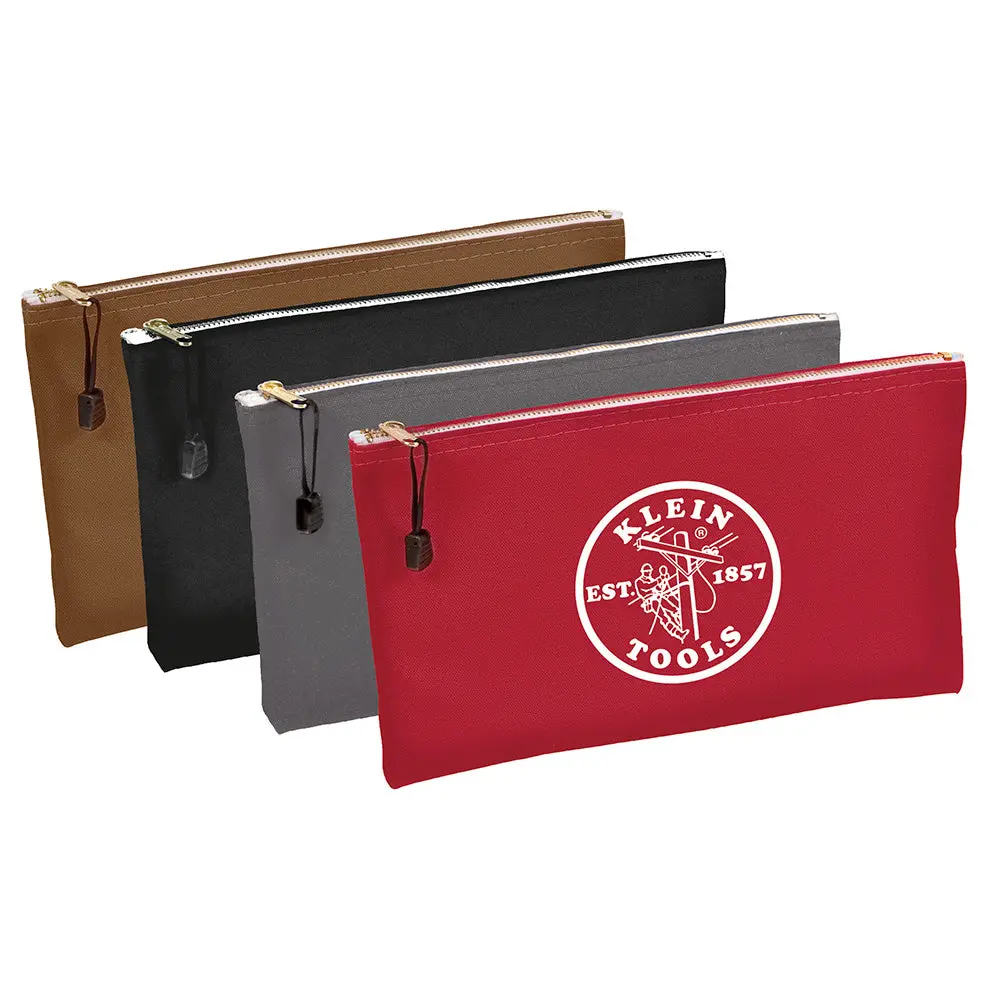 Canvas Bag 4 Pk Brown/Black/Gray/Red 1