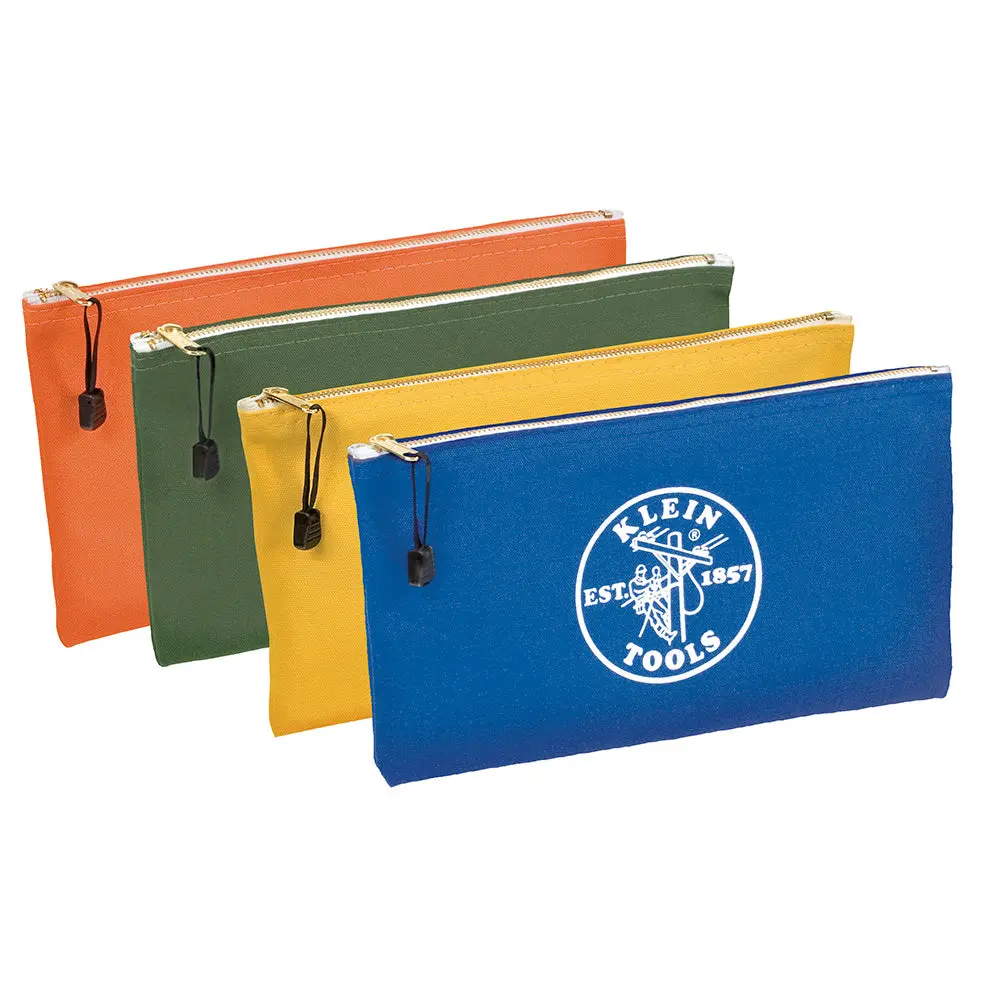 Canvas Bag 4 Pk Olive/Orange/Blue/Yellow 1