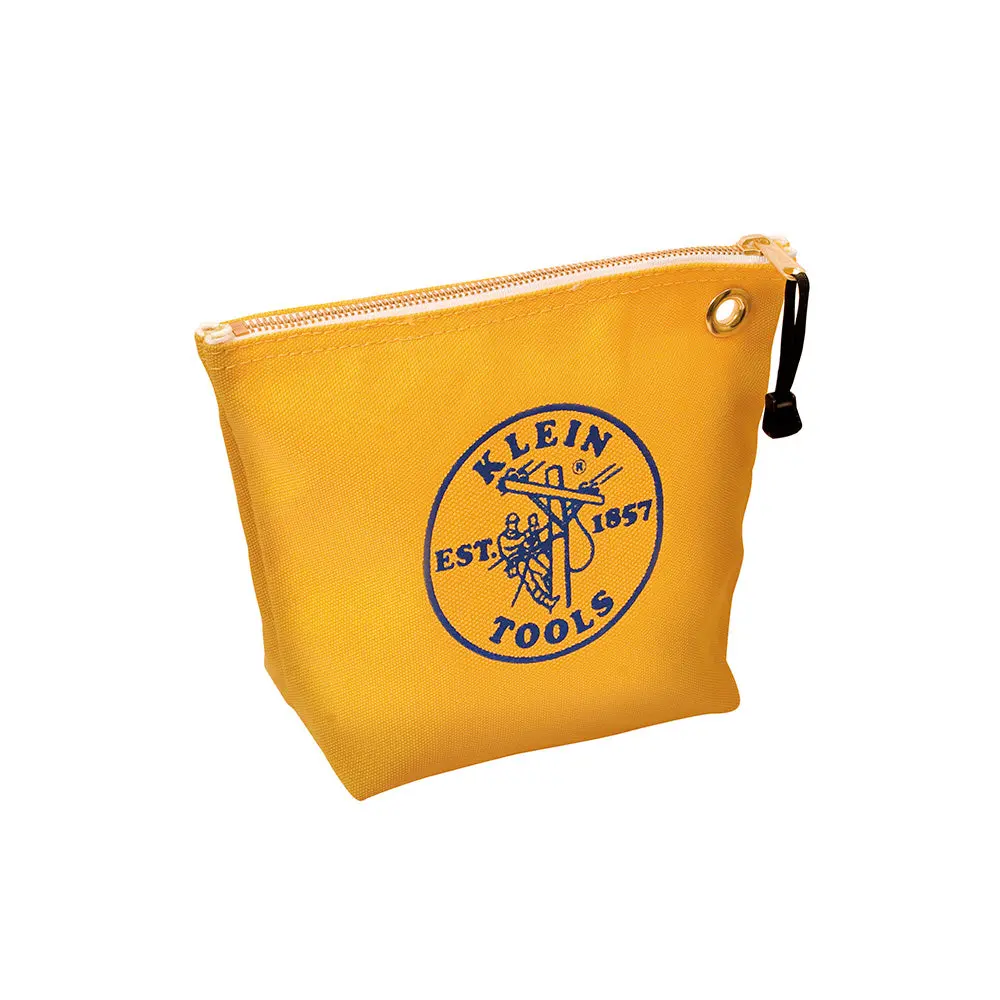 Canvas Zipper Bag- Consumables, Yellow 1