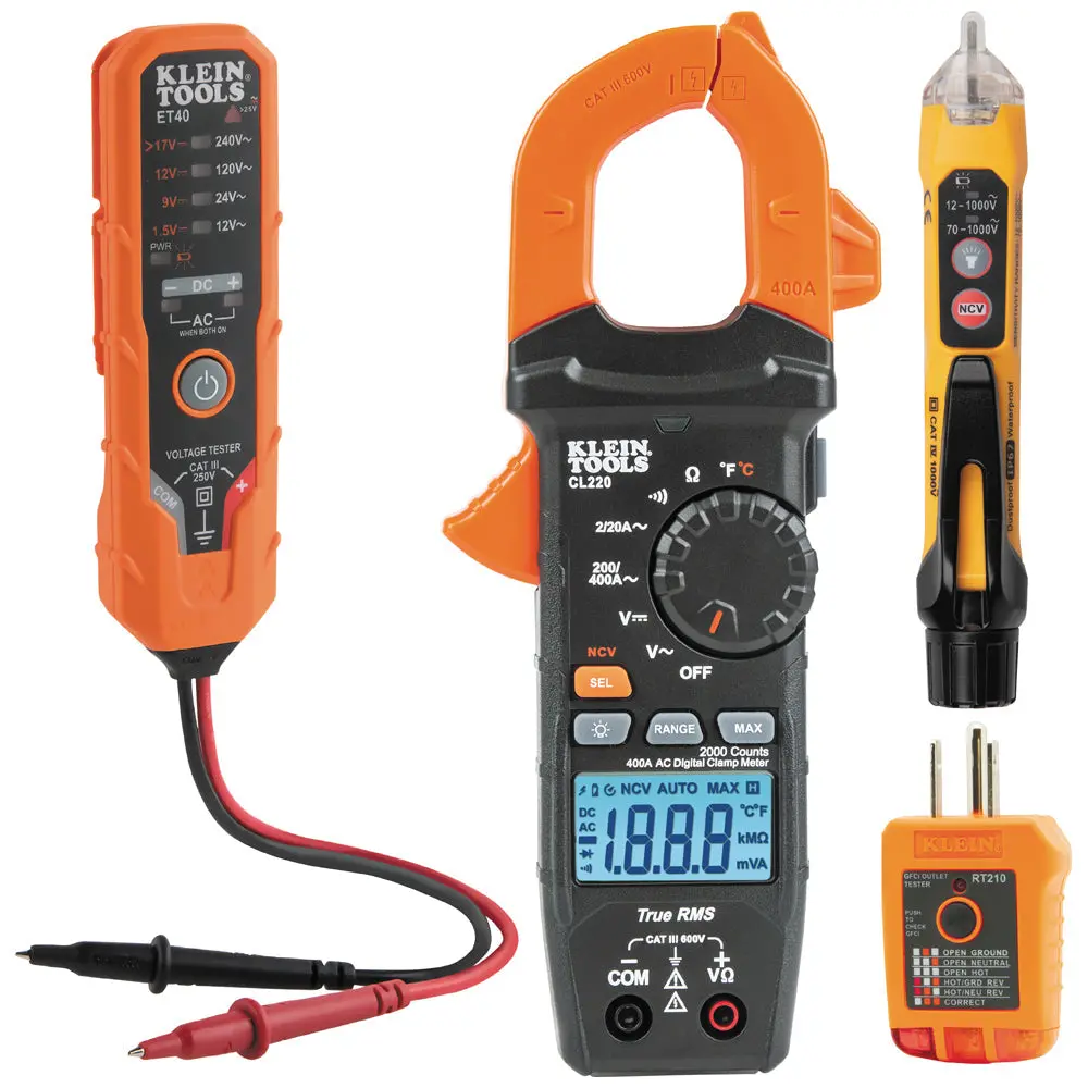 Cl220vp Premium Meter Electrical Test Kit 1
