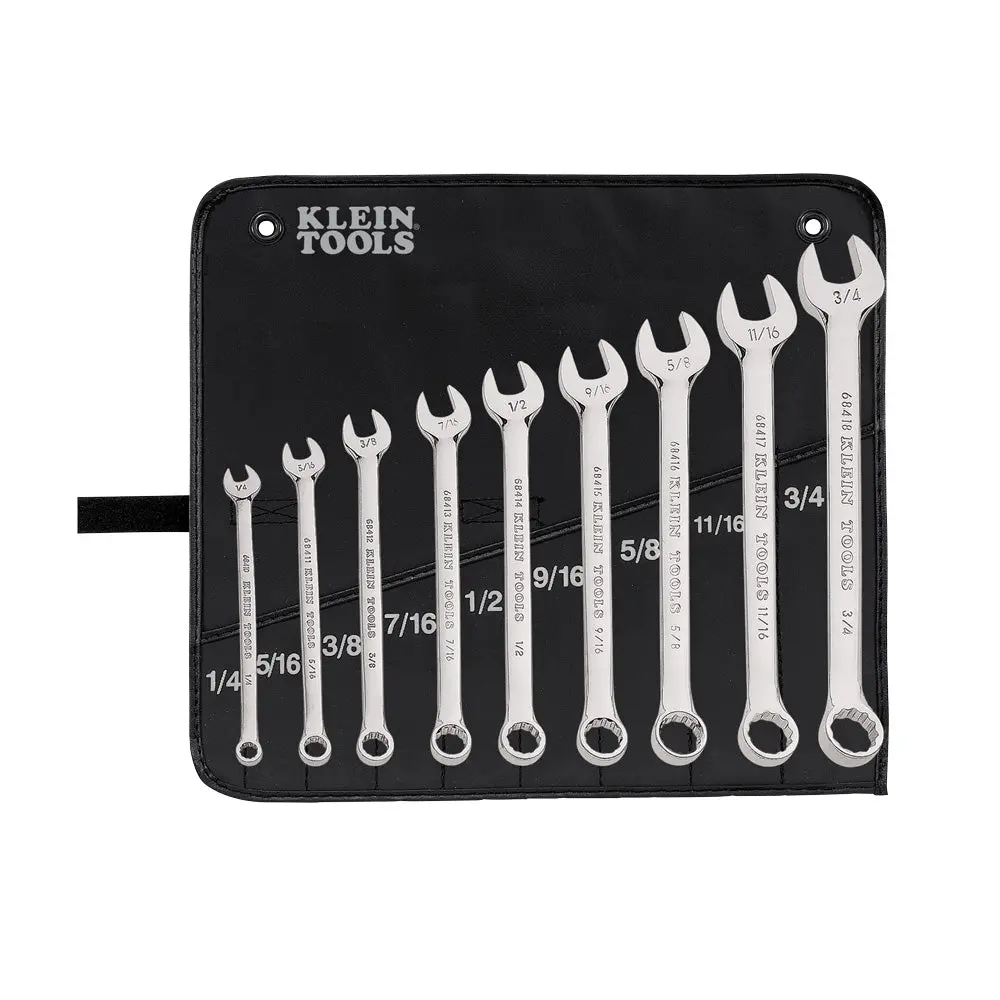 Combination Wrench Set, 9-Piece 1