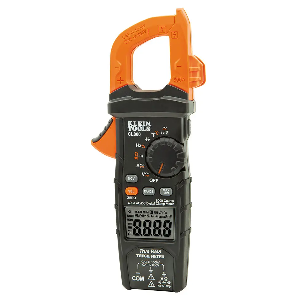 Digital Clamp Meter Ac/Dc Auto-Ranging 1