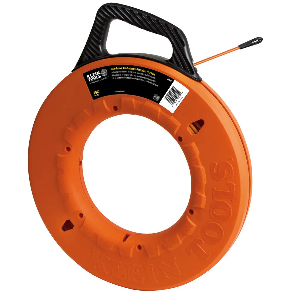 Grooved Fiberglass Fish Tape 200-Foot 1