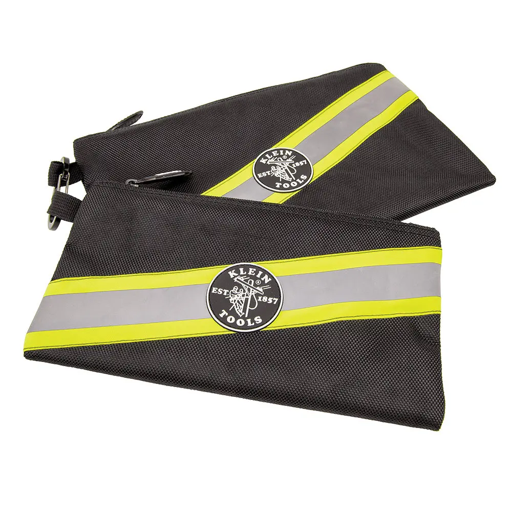 High Visibility Zipper Bags, 2-Pack 1