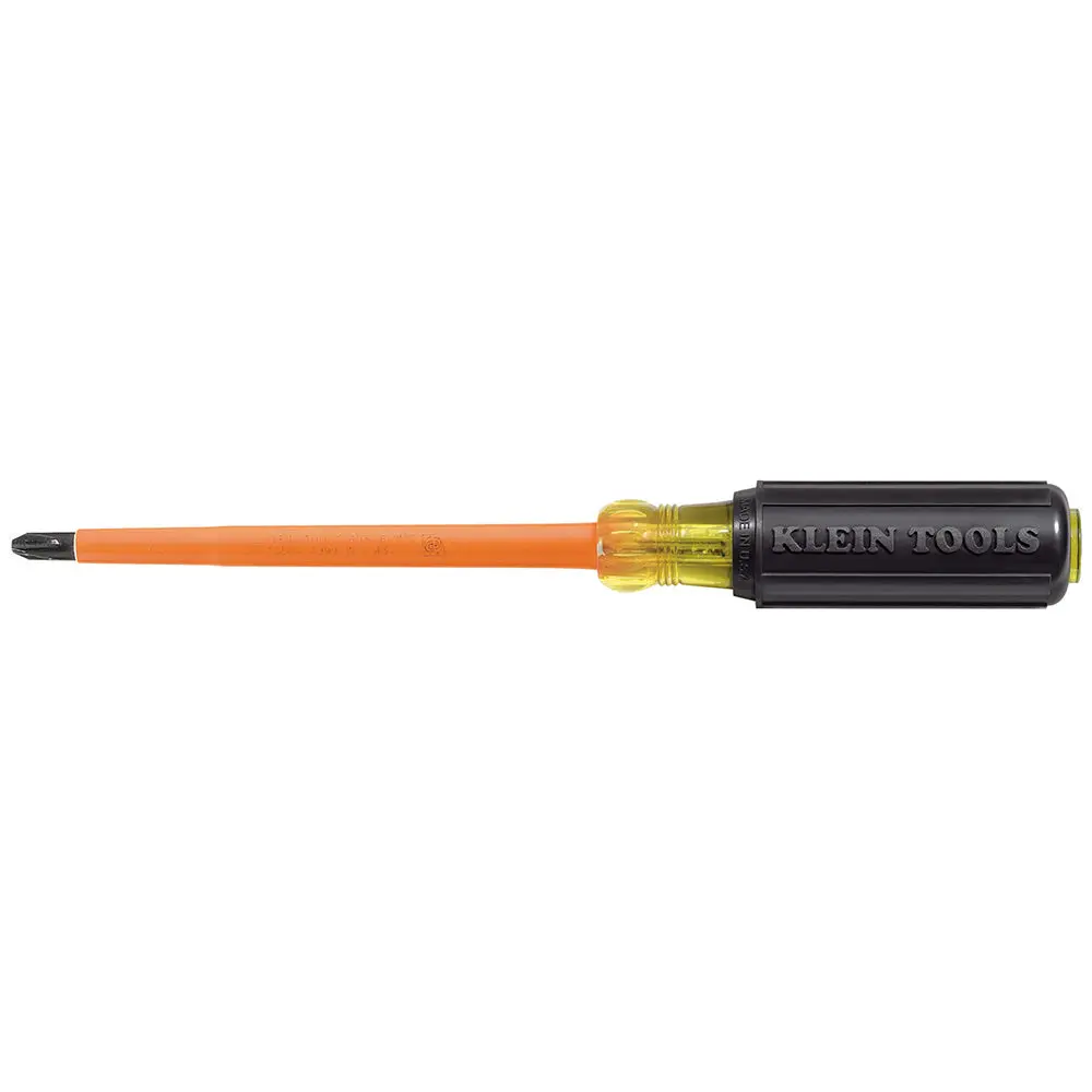 Insulated Screwdriver, #2 Phillips Tip, 4-Inch 1