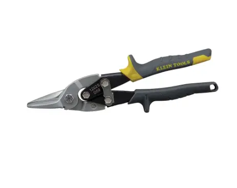 Klein Aviation Snips With Wire Cutter, Straight 1