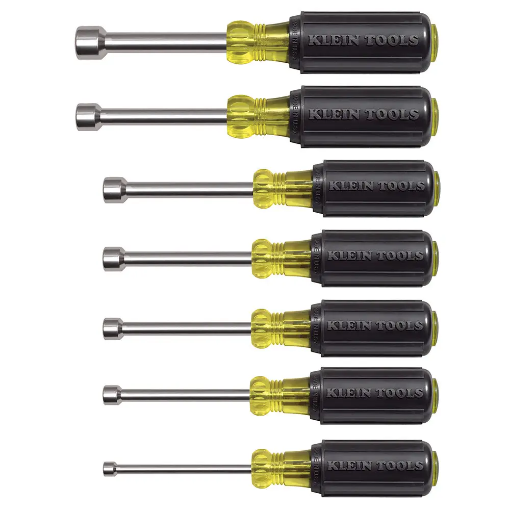Magnetic Nut Driver Set 3" Shaft, 7 Pc 1