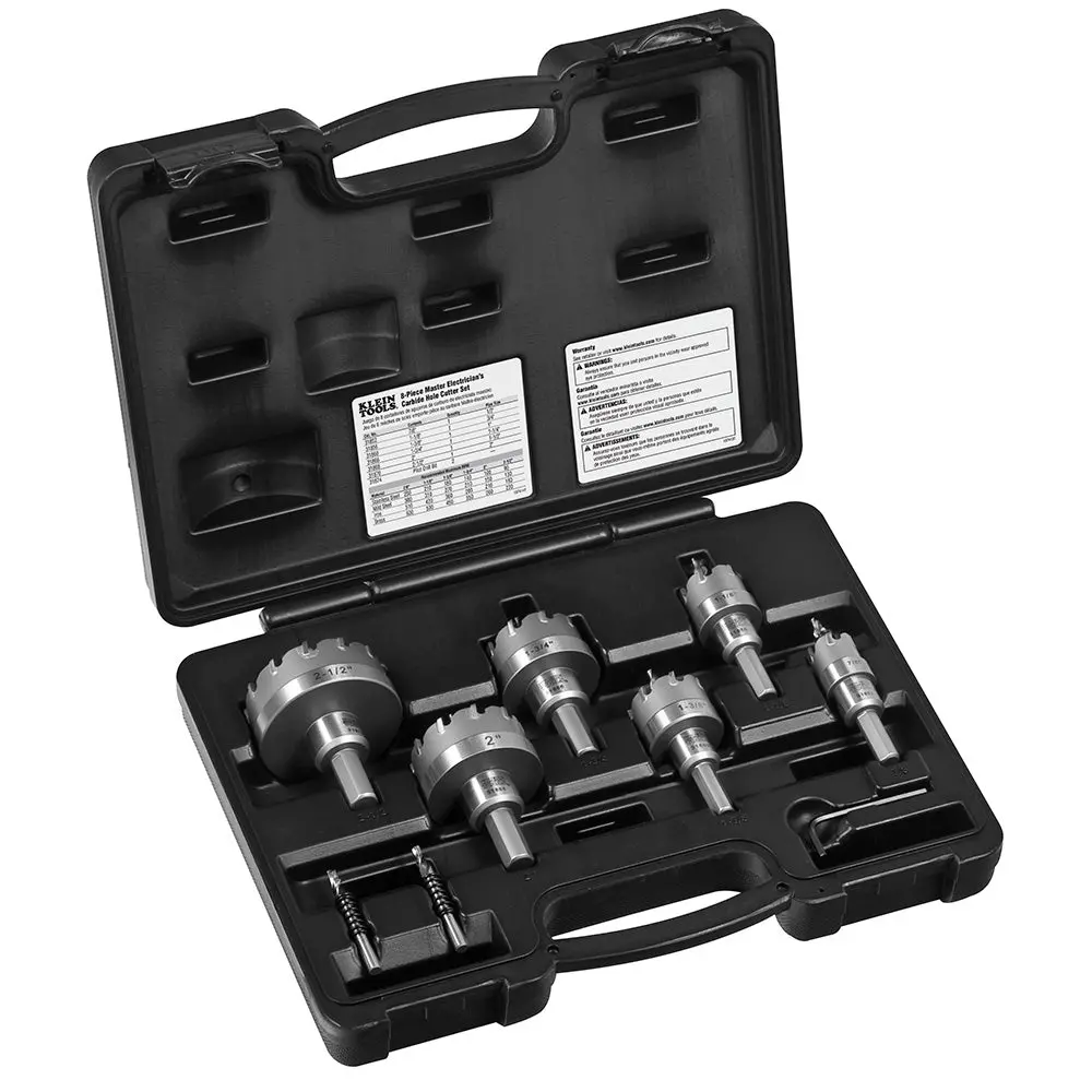 Master Electricians Hole Cutter Kit 8-Piece - 31873 1