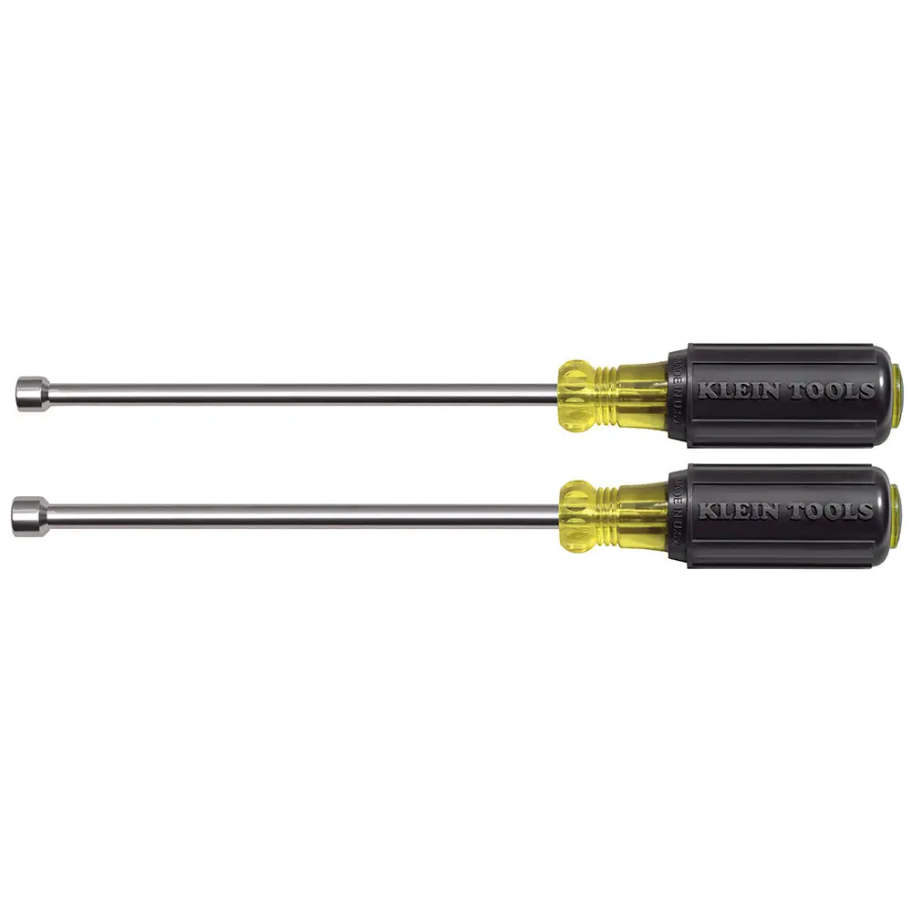 Nut Driver Set 6" Shafts, Magnetic 2 Pc 1