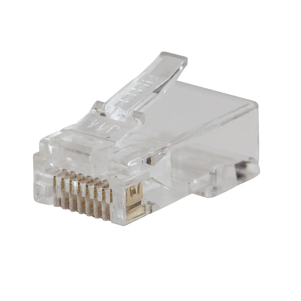 Pass-Thru™ Modular Data Plugs, Rj45 Cat5e, 10-Pack 1
